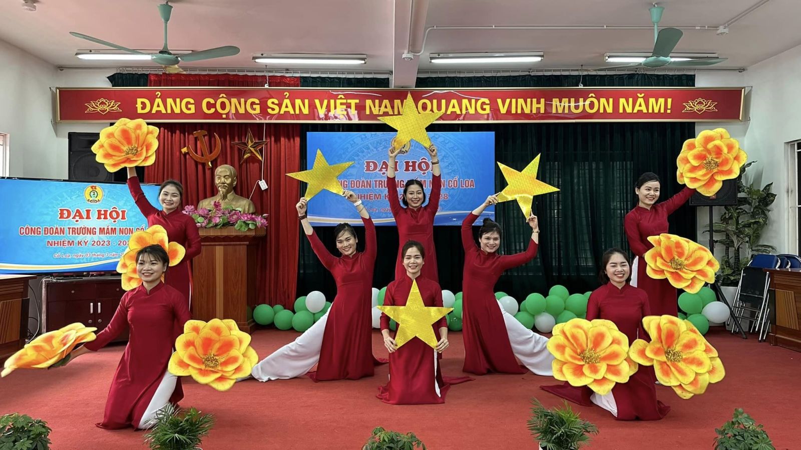 ĐẠI HỘI CÔNG ĐOÀN CƠ SỞ TRƯỜNG MẦM NON CỔ LOA NHIỆM KỲ 2023-2028