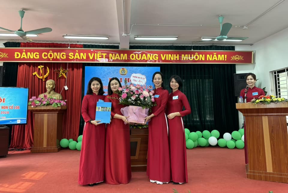 ĐẠI HỘI CÔNG ĐOÀN CƠ SỞ TRƯỜNG MẦM NON CỔ LOA NHIỆM KỲ 2023-2028