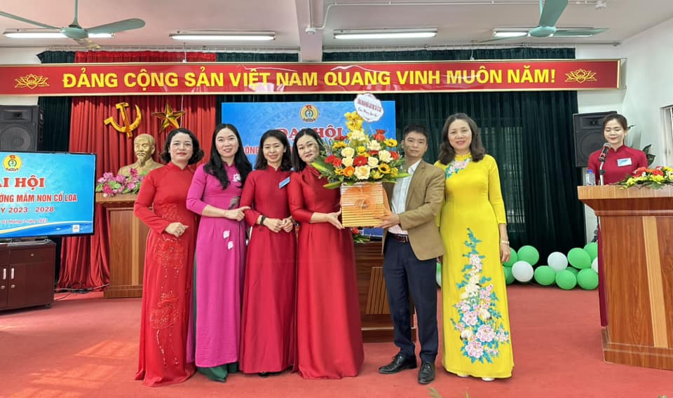 ĐẠI HỘI CÔNG ĐOÀN CƠ SỞ TRƯỜNG MẦM NON CỔ LOA NHIỆM KỲ 2023-2028