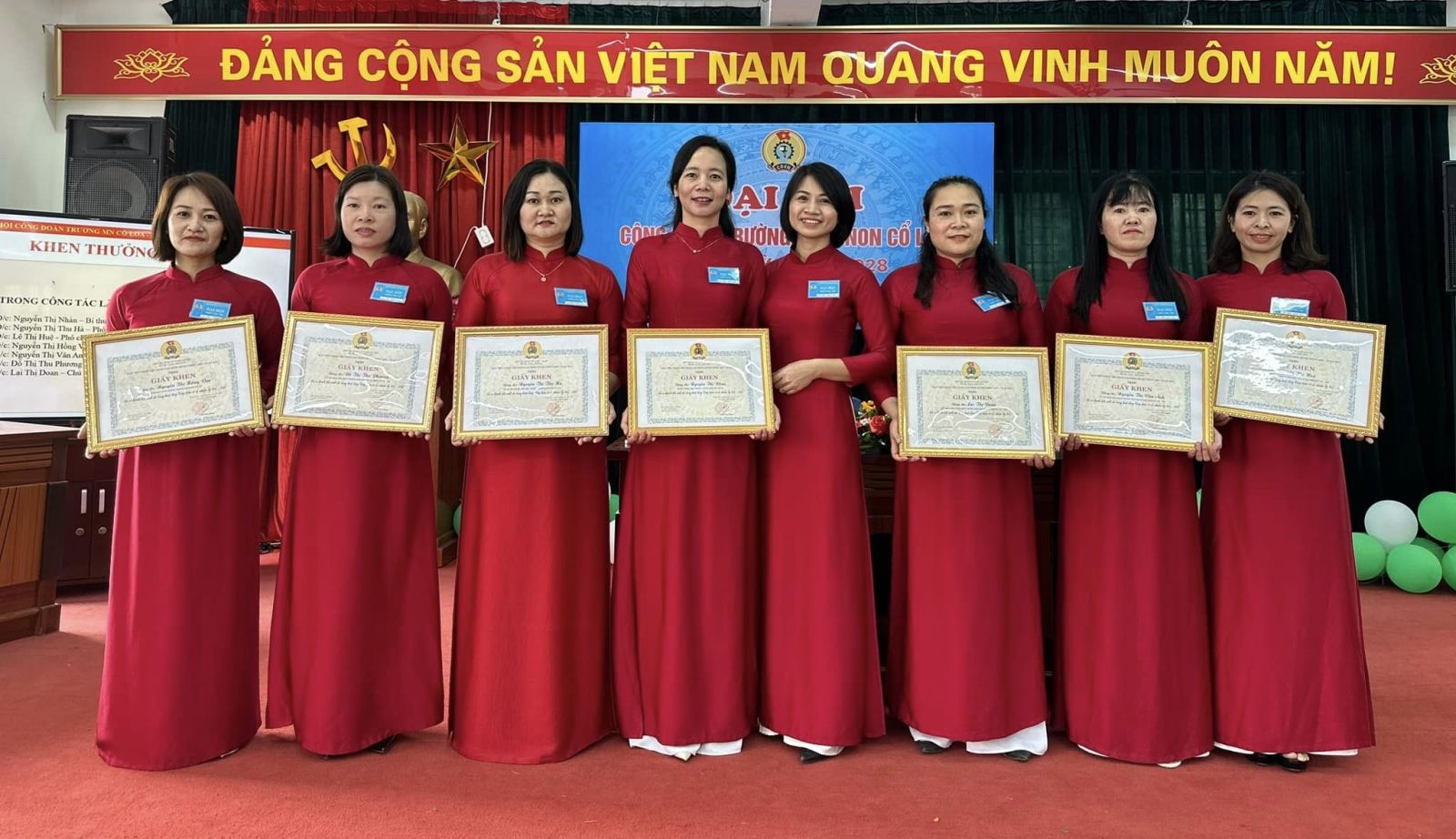 ĐẠI HỘI CÔNG ĐOÀN CƠ SỞ TRƯỜNG MẦM NON CỔ LOA NHIỆM KỲ 2023-2028