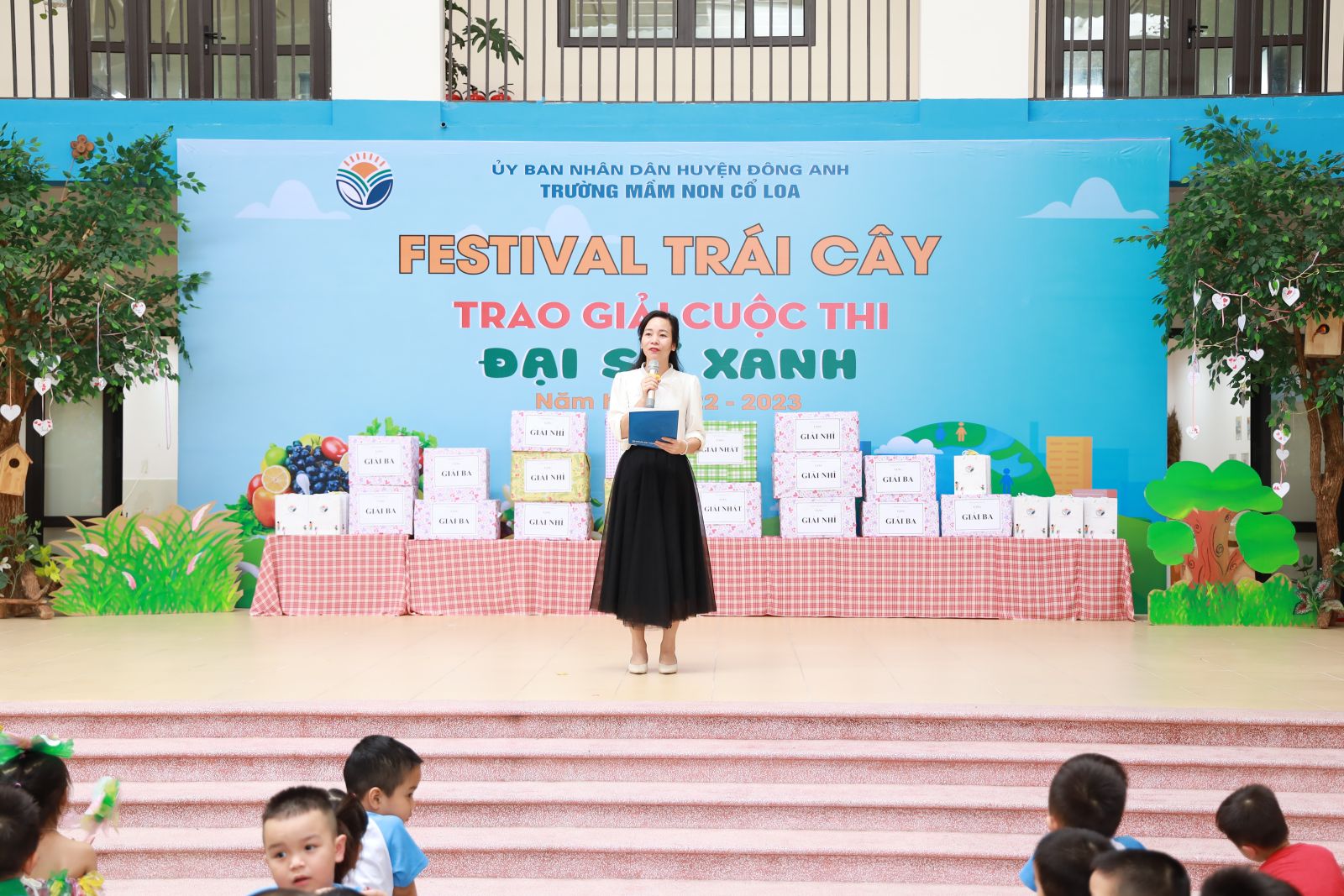 FESTIVAL TRÁI CÂY - TRAO GIẢI CUỘC THI " ĐẠI SỨ XANH" Năm học 2022 - 2023