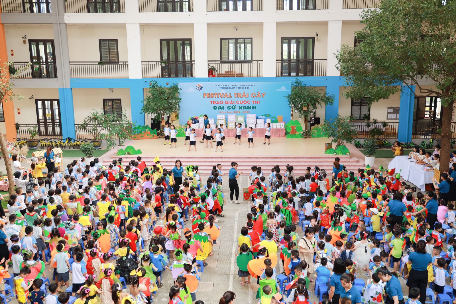 FESTIVAL TRÁI CÂY - TRAO GIẢI CUỘC THI " ĐẠI SỨ XANH" Năm học 2022 - 2023