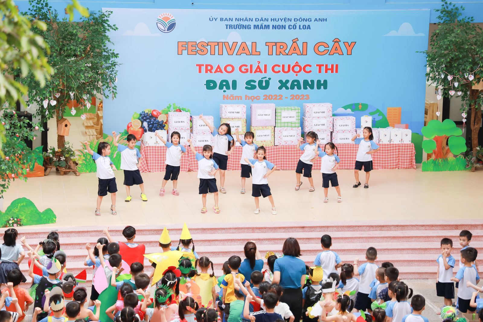 FESTIVAL TRÁI CÂY - TRAO GIẢI CUỘC THI " ĐẠI SỨ XANH" Năm học 2022 - 2023
