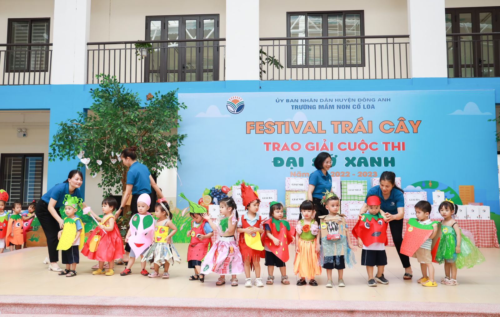 FESTIVAL TRÁI CÂY - TRAO GIẢI CUỘC THI " ĐẠI SỨ XANH" Năm học 2022 - 2023