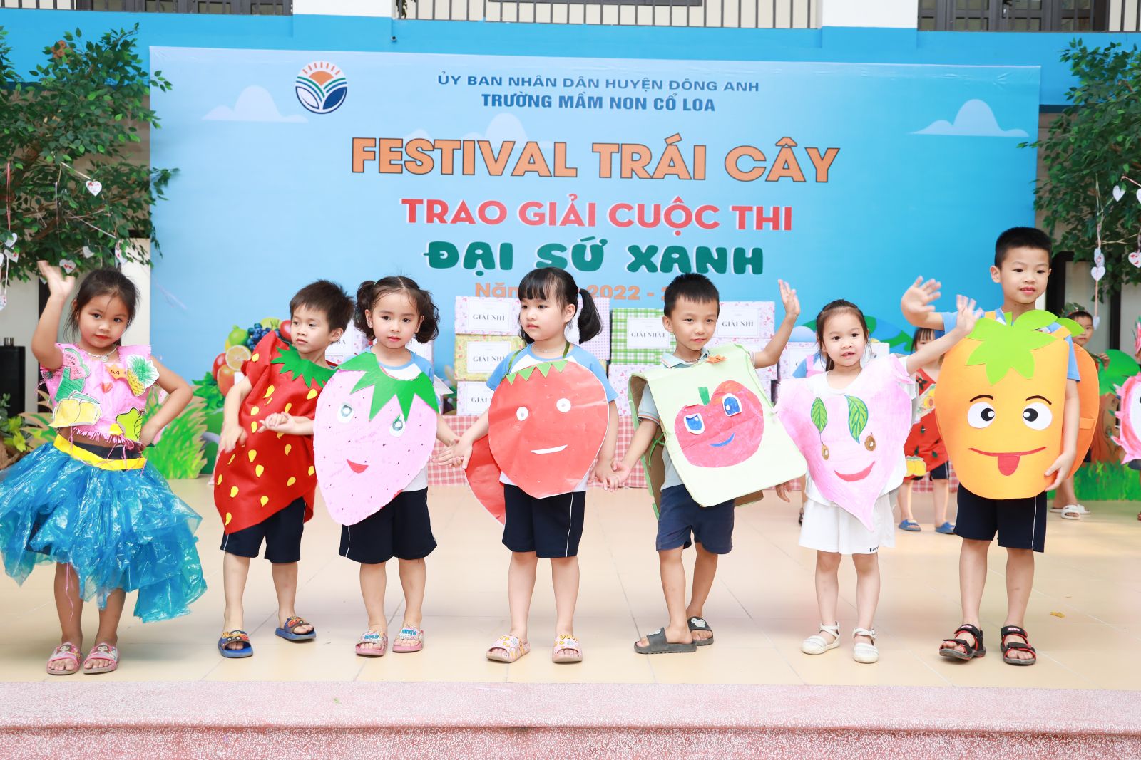 FESTIVAL TRÁI CÂY - TRAO GIẢI CUỘC THI " ĐẠI SỨ XANH" Năm học 2022 - 2023
