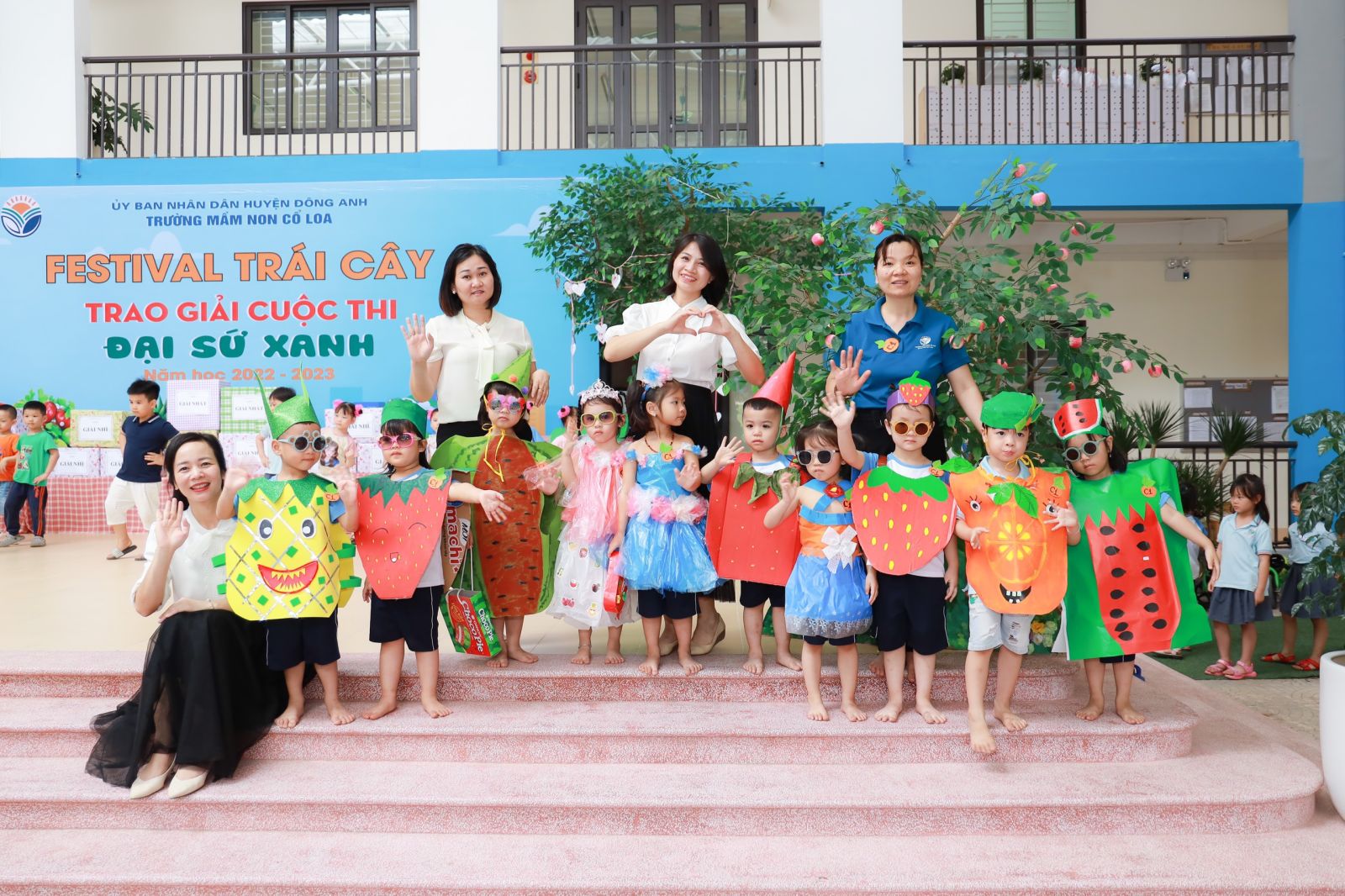 FESTIVAL TRÁI CÂY - TRAO GIẢI CUỘC THI " ĐẠI SỨ XANH" Năm học 2022 - 2023