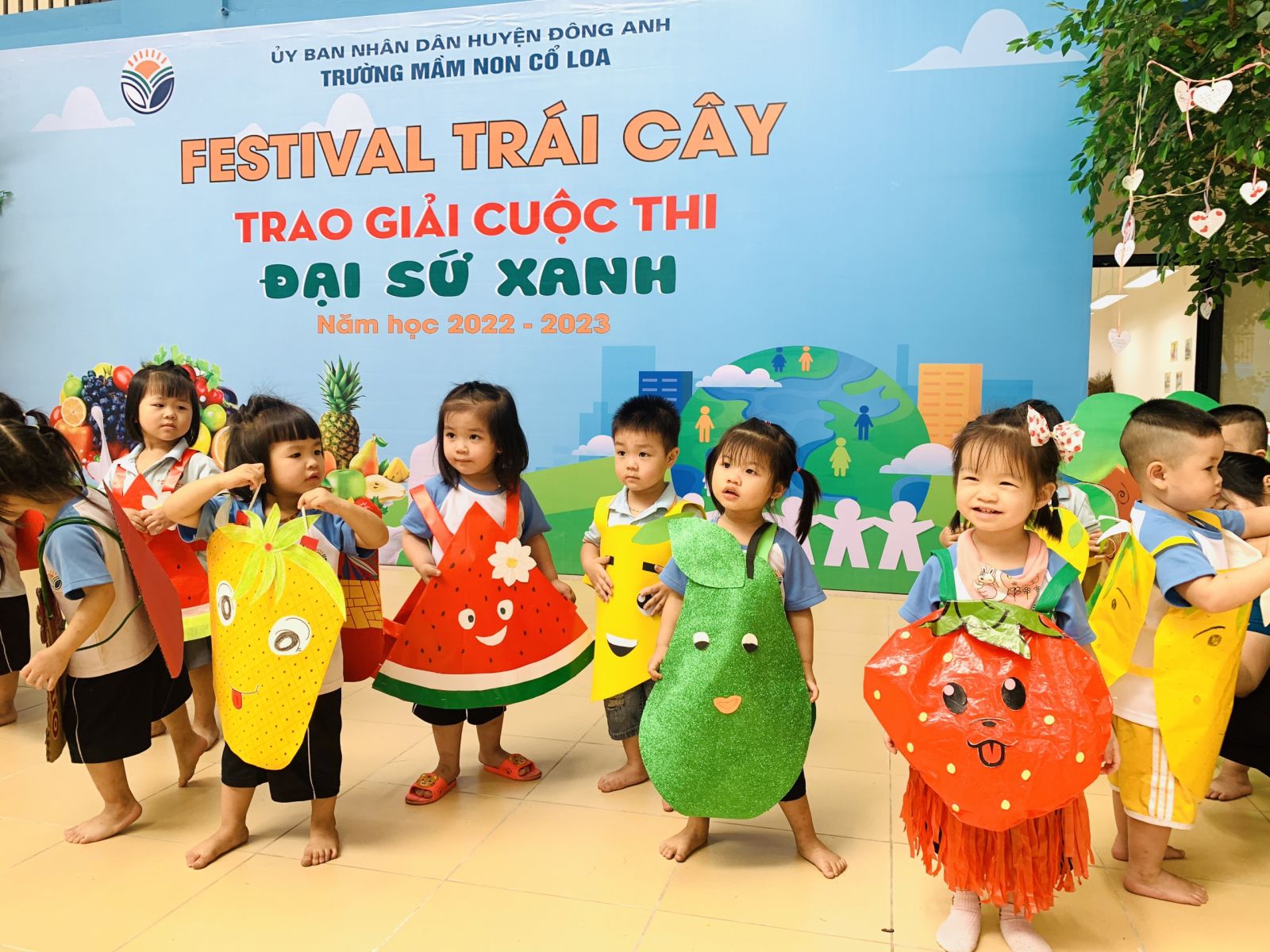 FESTIVAL TRÁI CÂY - TRAO GIẢI CUỘC THI " ĐẠI SỨ XANH" Năm học 2022 - 2023