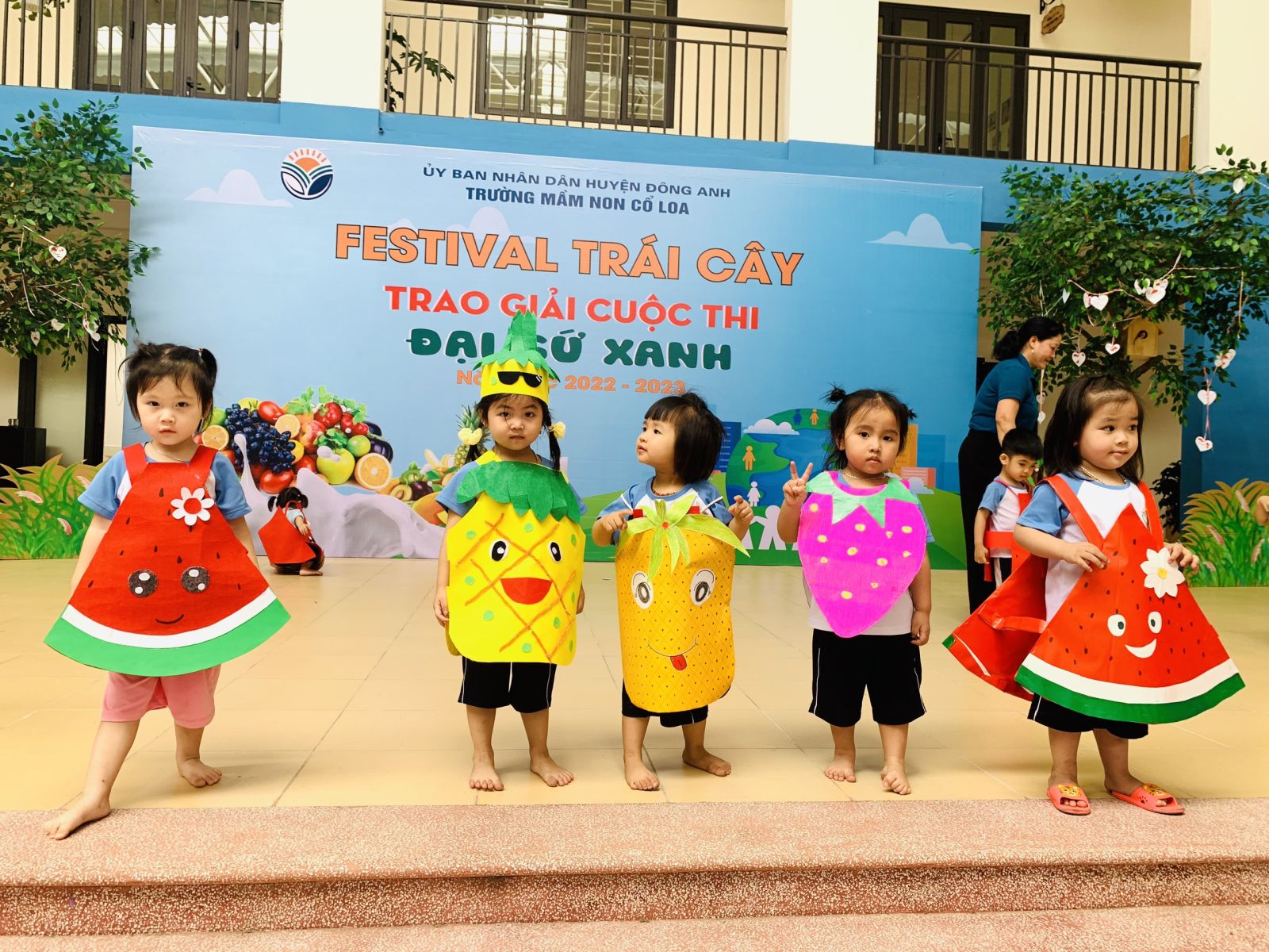 FESTIVAL TRÁI CÂY - TRAO GIẢI CUỘC THI " ĐẠI SỨ XANH" Năm học 2022 - 2023