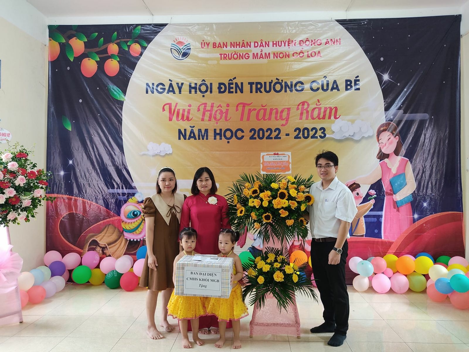 CÔ VÀ TRÒ TRƯỜNG MẦM NON CỔ LOA TƯNG BỪNG CHÀO ĐÓN NĂM HỌC MỚI 2022-2023.