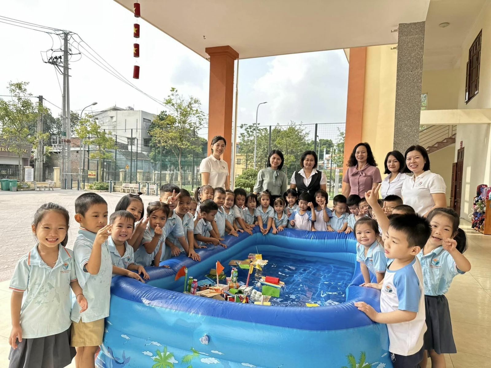 Trường mầm non Cổ Loa thi đua lập thành tích chào mừng 40 năm ngày nhà giáo Việt Nam (20/11/1982 - 20/11/2022).
