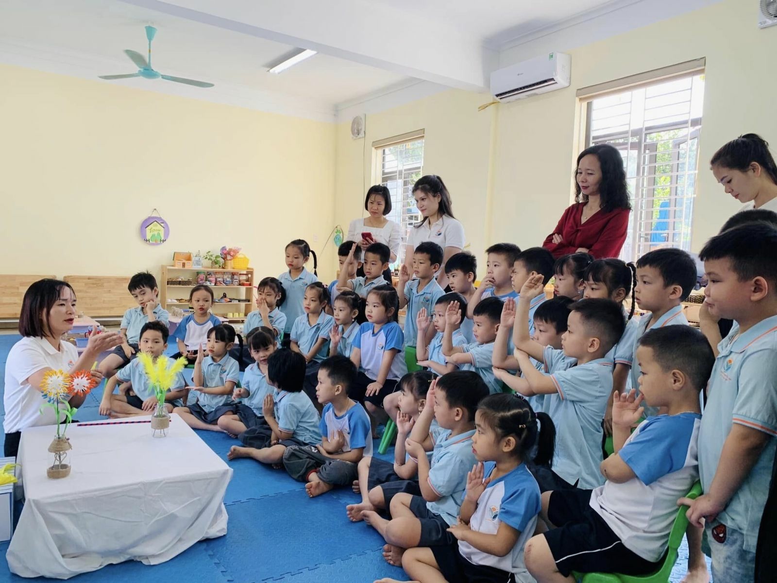 Trường mầm non Cổ Loa thi đua lập thành tích chào mừng 40 năm ngày nhà giáo Việt Nam (20/11/1982 - 20/11/2022).