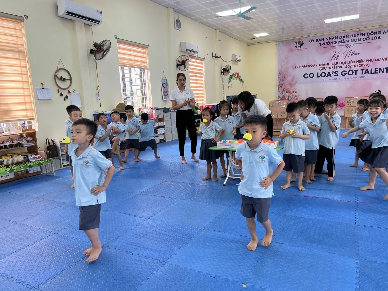 Trường mầm non Cổ Loa thi đua lập thành tích chào mừng 40 năm ngày nhà giáo Việt Nam (20/11/1982 - 20/11/2022).