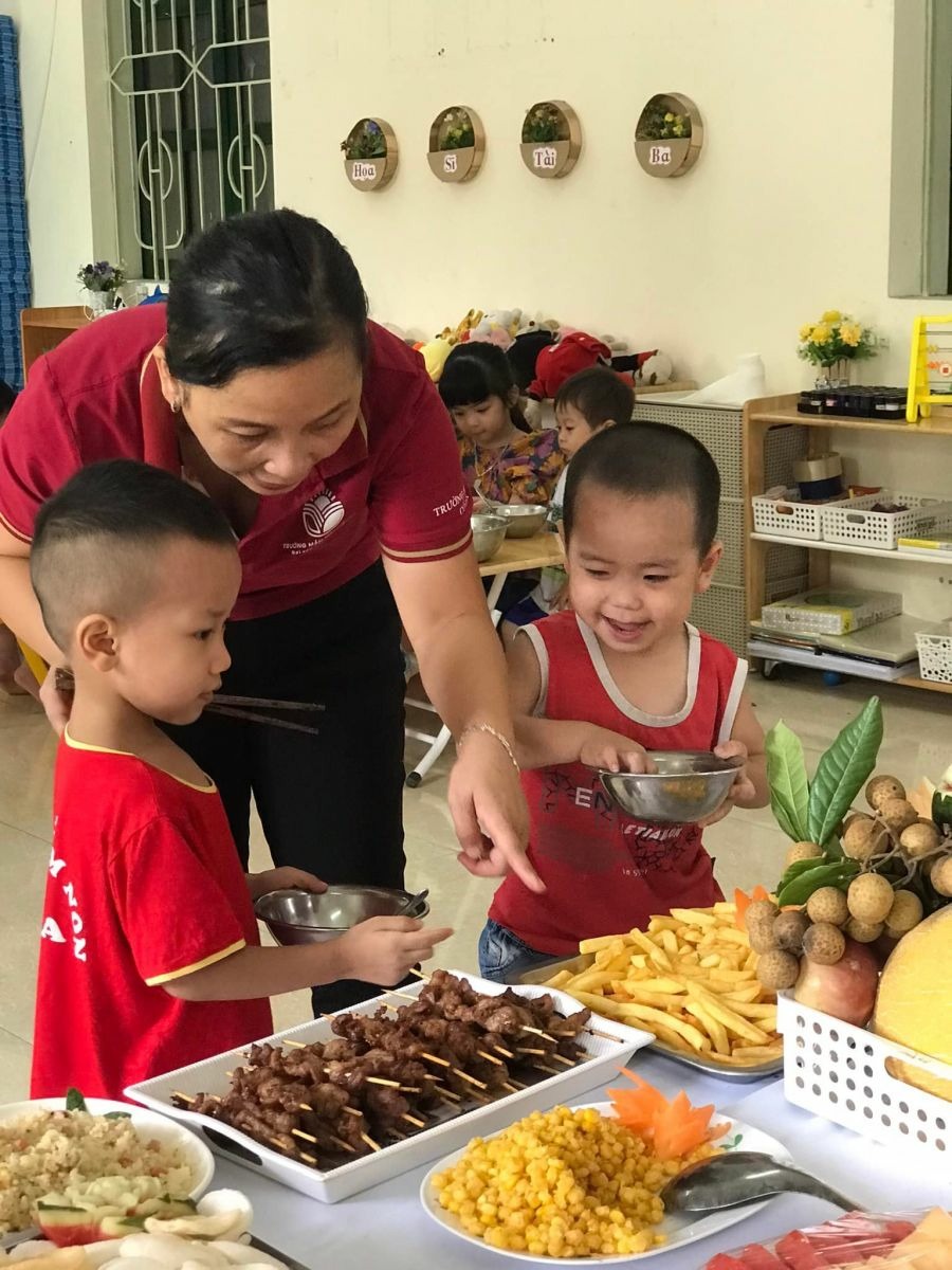 TRƯỜNG MẦM NON CỔ LOA TỔ CHỨC TIỆC BUFFET CHÀO ĐÓN NĂM HỌC MỚI 2022 – 2023!