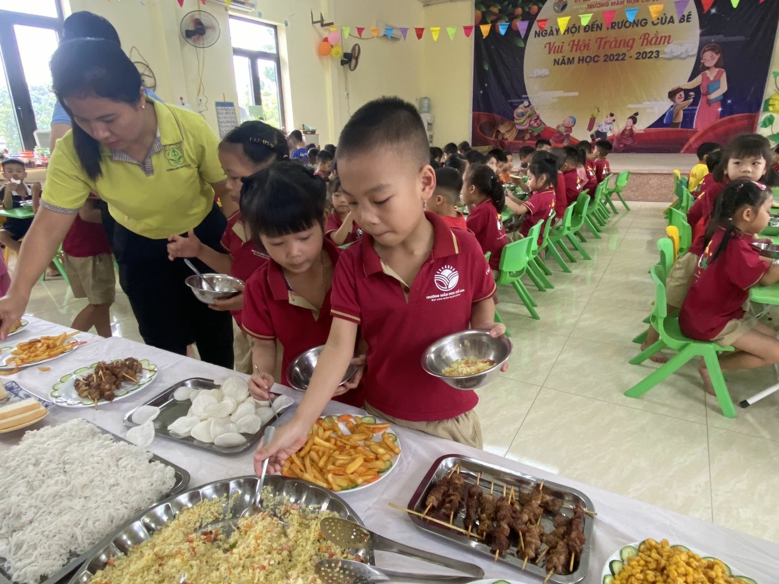 TRƯỜNG MẦM NON CỔ LOA TỔ CHỨC TIỆC BUFFET CHÀO ĐÓN NĂM HỌC MỚI 2022 – 2023!