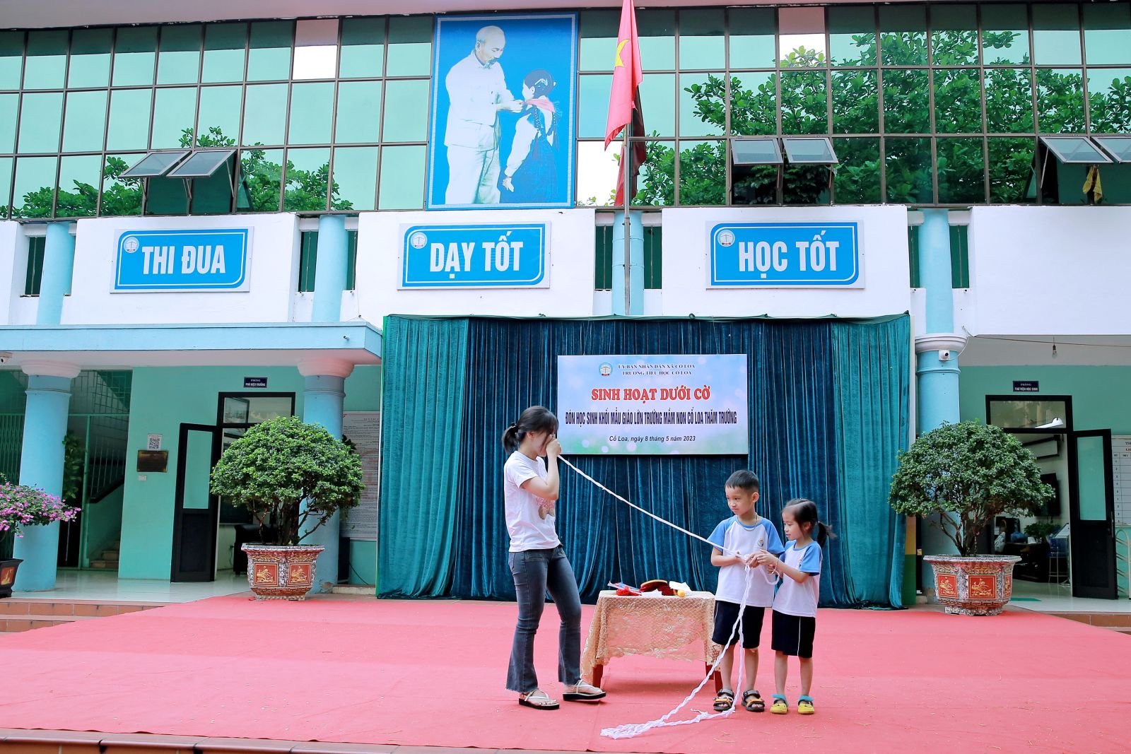 CHƯƠNG TRÌNH TRẢI NGHIỆM: " HÀNH TRANG CHO BÉ VÀO LỚP 1 " NĂM HỌC 2022-2023 CỦA CÁC BÉ TRƯỜNG MẦM NON CỔ LOA.