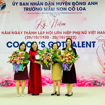 KỶ NIỆM 92 NĂM THÀNH LẬP HỘI LHPN VIỆT NAM- TRƯỜNG MẦM NON CỔ LOA ĐÃ TỔ CHỨC: HỘI THI &quot; CỔ LOA GOTTALENT&quot;