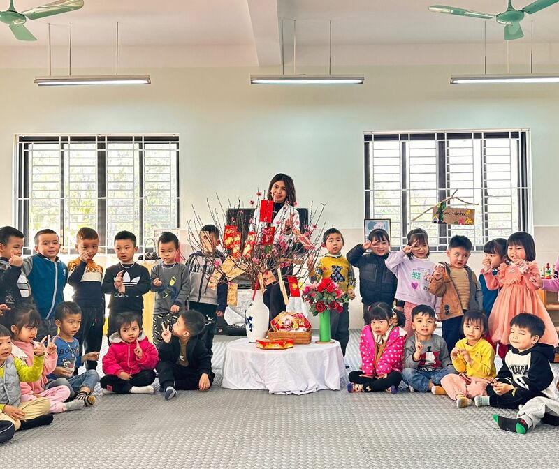 MẦM NON CỔ LOA RẠNG RỠ GẶP MẶT ĐẦU XUÂN, CHÀO ĐÓN DIỆN MẠO MỚI, SẴN SÀNG CHO MỘT NĂM MỚI NHIỀU THÀNH CÔNG