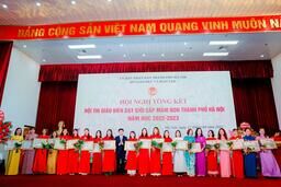 “Tổng kết Hội thi Giáo viên dạy giỏi cấp mầm non Thành phố Hà Nội, năm học 2022-2023”