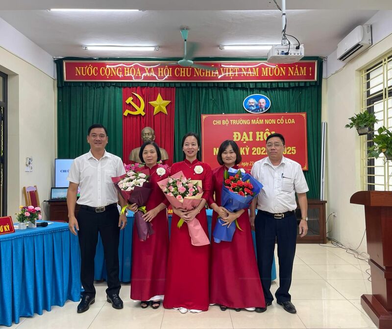 ĐẠI HỘI CHI BỘ TRƯỜNG MN CỔ LOA NHIỆM KÌ 2022 - 2025