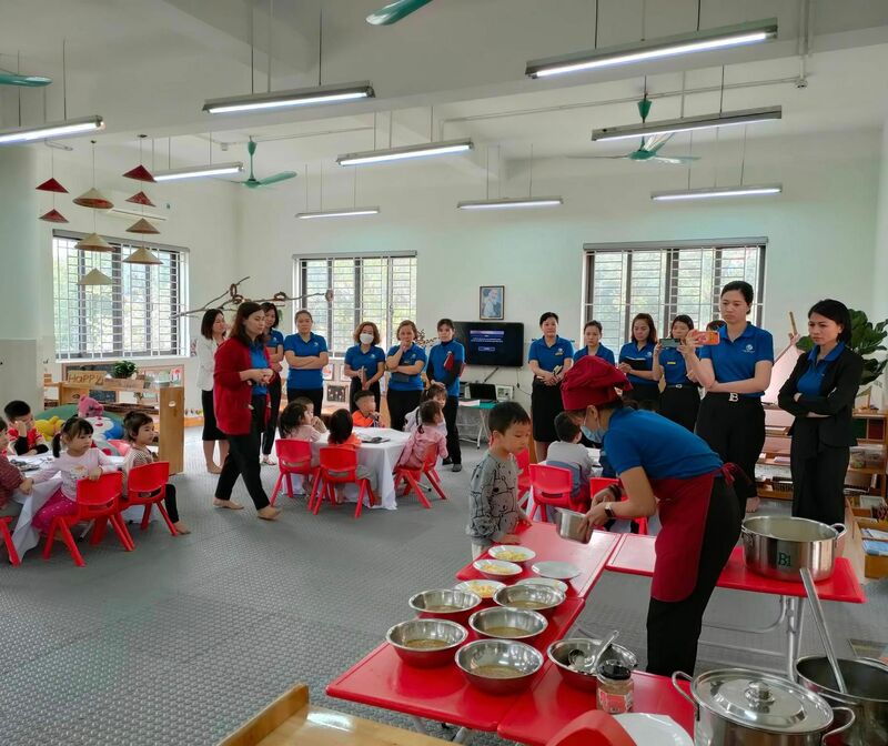 "TỔ CHỨC KIẾN TẬP ĐỔI MỚI HÌNH THỨC TRONG HOẠT ĐỘNG NUÔI DƯỠNG TRẺ TẠI TRƯỜNG MẦM NON CỔ LOA"