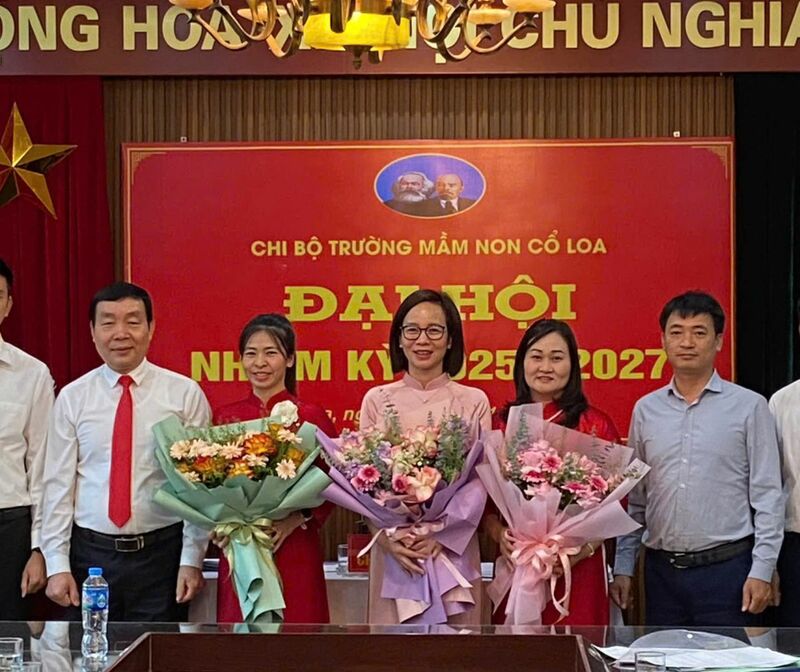 Đại Hội Chi Bộ Trường Mầm Non Cổ Loa nhiệm kỳ 2025 - 2027