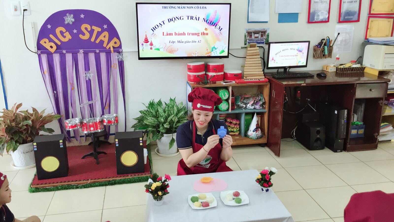 HOẠT ĐỘNG TRẢI NGHIỆM CỦA BÉ YÊU TRƯỜNG MN CỔ LOA