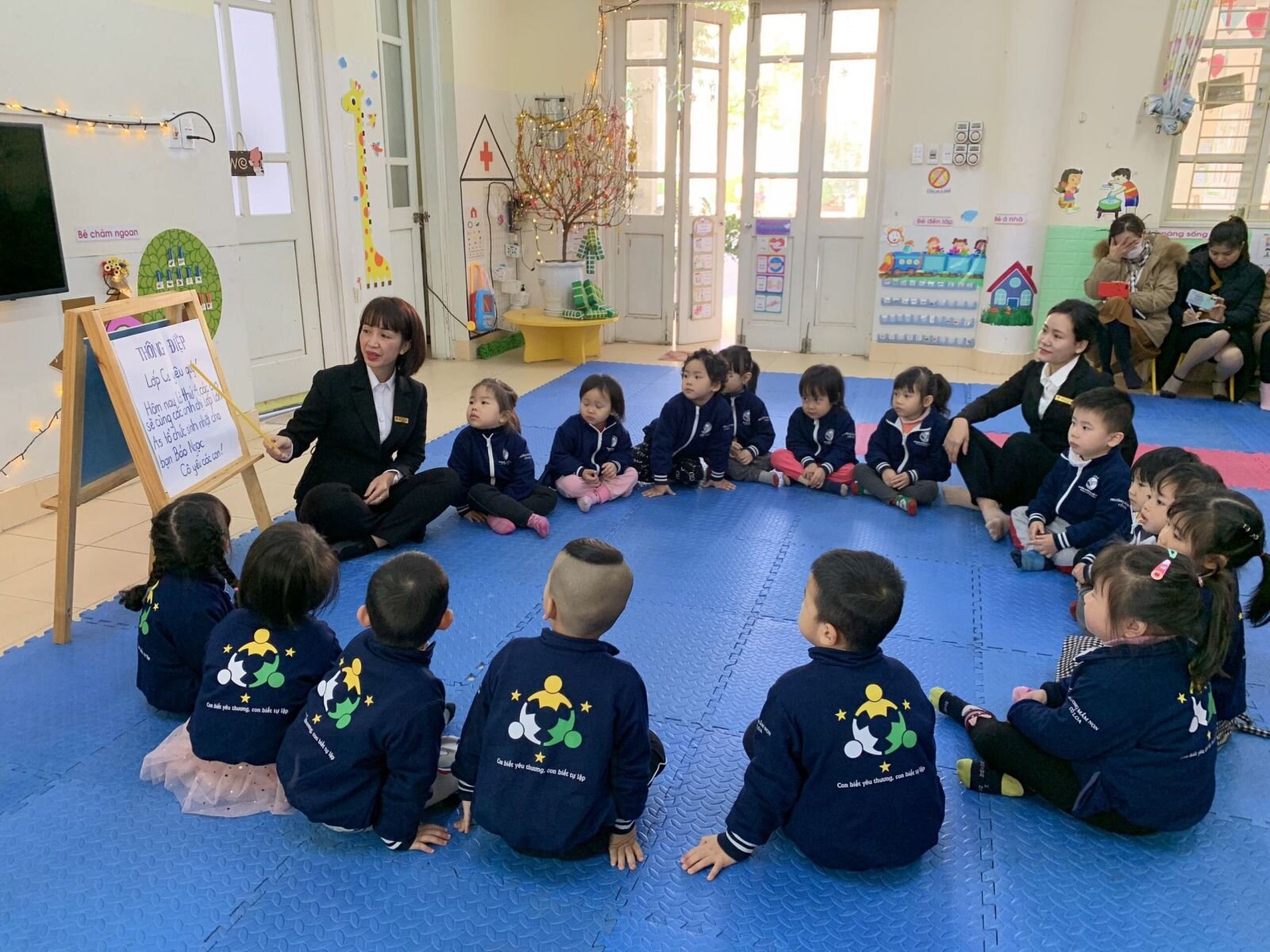 Trường Mầm non Cổ Loa làm điểm chuyên đề : “Xây dựng trường, lớp mầm non hạnh phúc Năm học 2020 - 2021”.