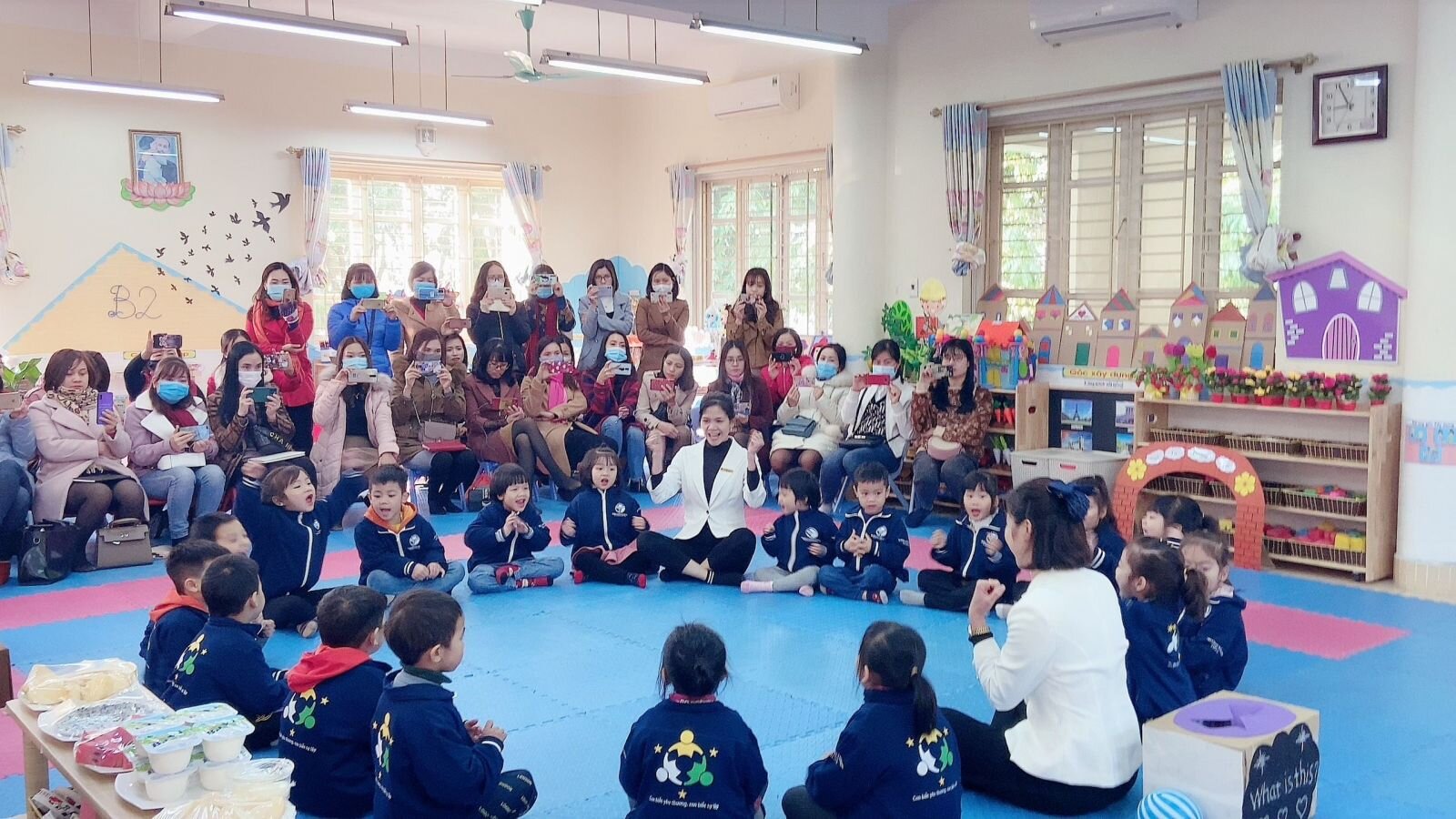 Trường Mầm non Cổ Loa làm điểm chuyên đề : “Xây dựng trường, lớp mầm non hạnh phúc Năm học 2020 - 2021”.