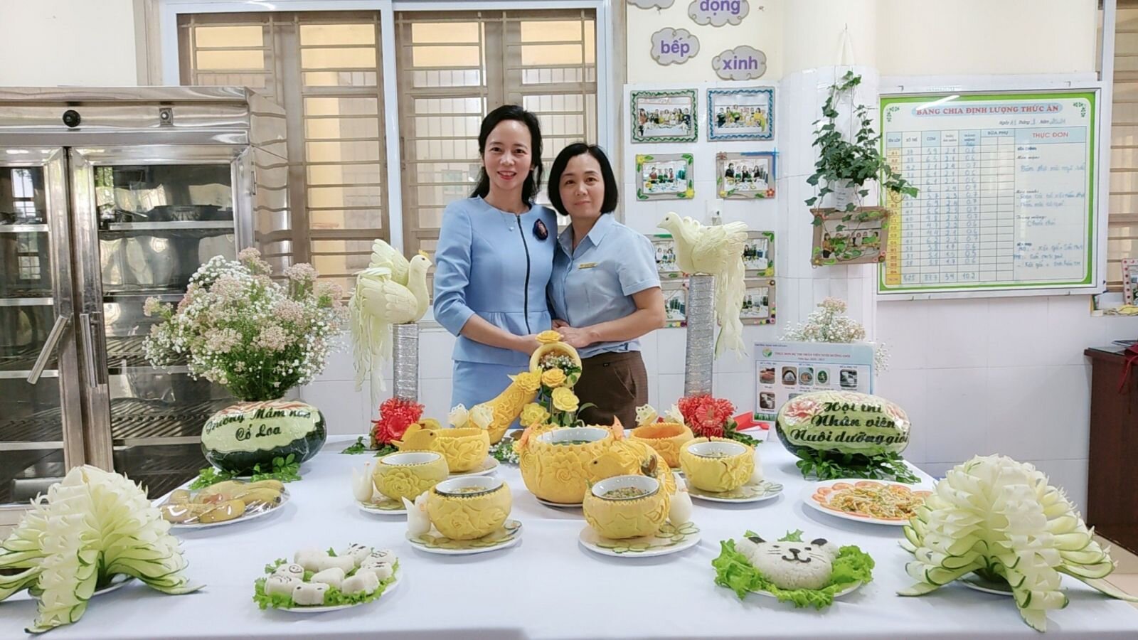 Hội thi “Nhân viên nuôi dưỡng giỏi” cấp Huyện năm học 2020 – 2021