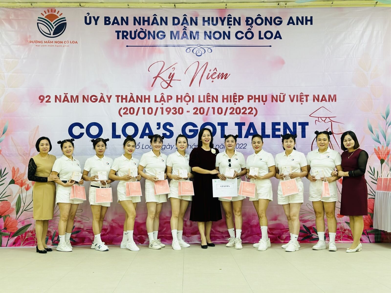 KỶ NIỆM 92 NĂM THÀNH LẬP HỘI LHPN VIỆT NAM- TRƯỜNG MẦM NON CỔ LOA ĐÃ TỔ CHỨC: HỘI THI " CỔ LOA GOTTALENT"