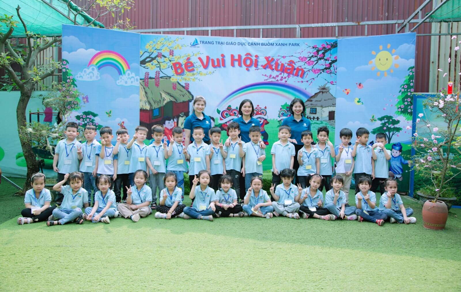 HOẠT ĐỘNG THAM QUAN TRẢI NGHIỆM TẠI KHU TRANG TRẠI GIÁO DỤC CÁNH BUỒM XANH CỦA KHỐI MẪU GIÁO LỚN VÀ MẪU GIÁO NHỠ