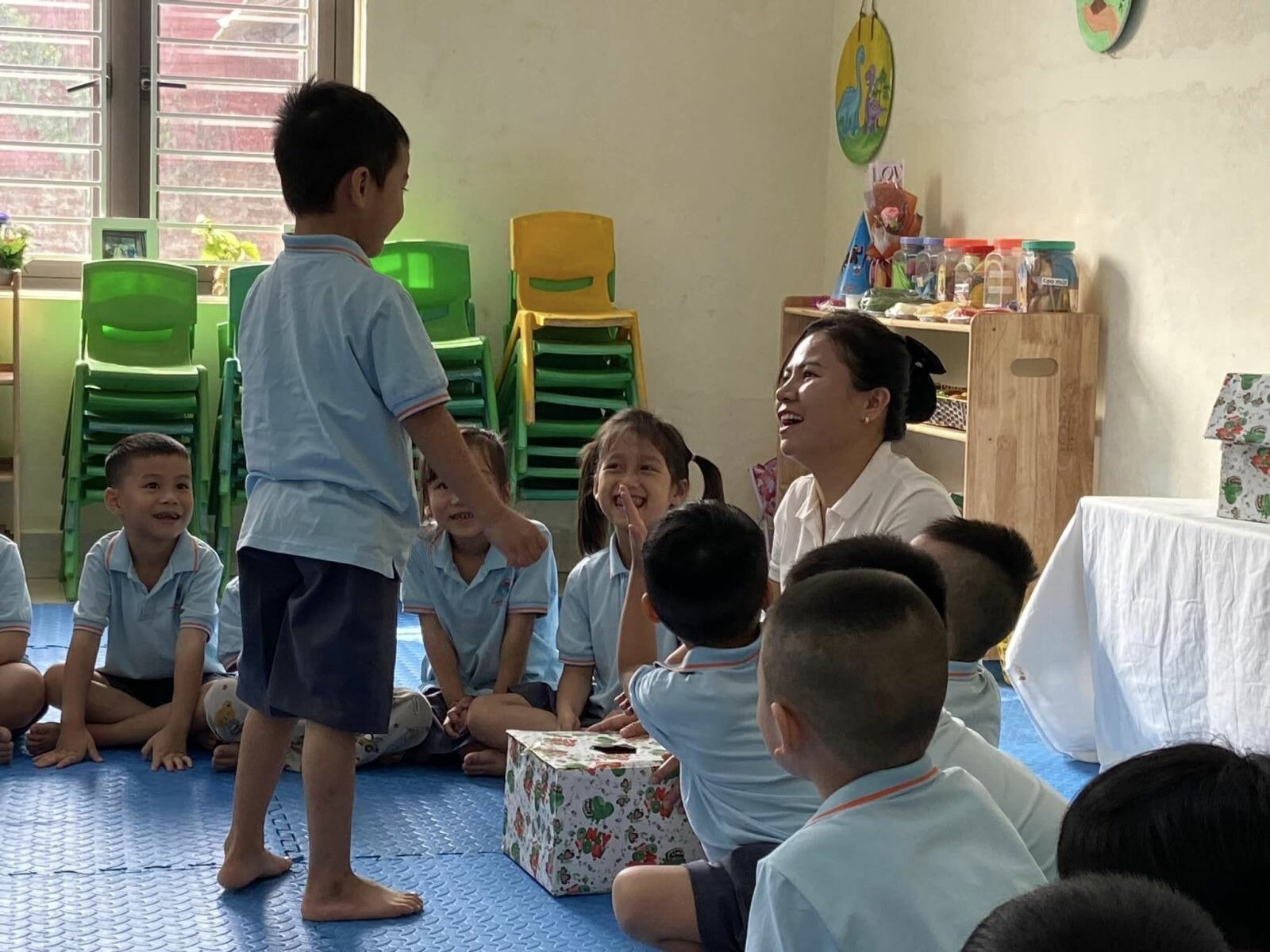 Trường mầm non Cổ Loa thi đua lập thành tích chào mừng 40 năm ngày nhà giáo Việt Nam (20/11/1982 - 20/11/2022).